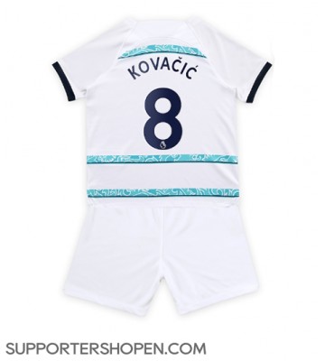 Chelsea Mateo Kovacic #8 Bortatröja Barn 2022-23 Kortärmad (+ korta byxor)